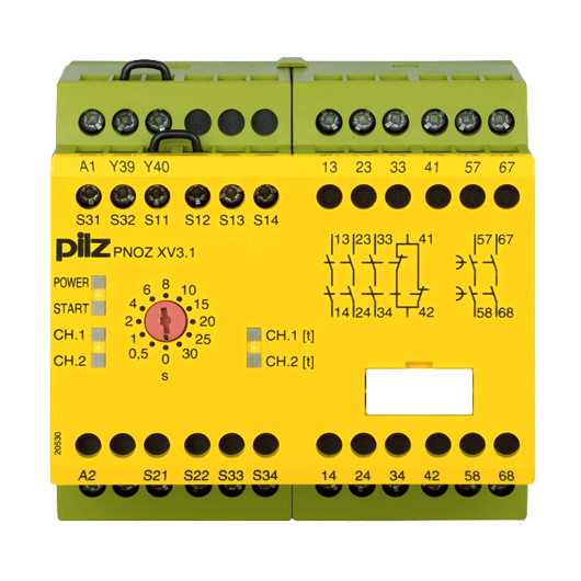 774530 New PILZ PNOZ XV3.1 30/24VDC 3n/o 1n/c 2n/o t